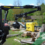 Hydraulická ruka Vahva Jussi 500 za traktor